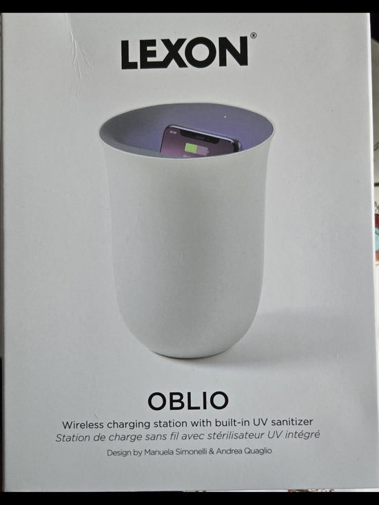 lexon Other - Oblio White Wireless Charging Station with UV Sanitizer NEW